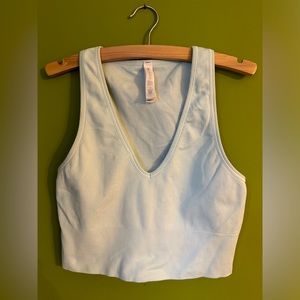 Women’s Athleta Aurora Crop Rib Tank Size M